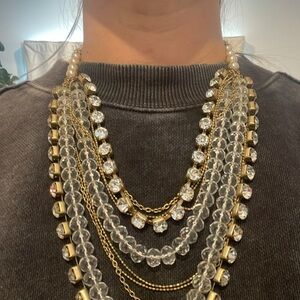 Multi layered Nordstrom statement necklace